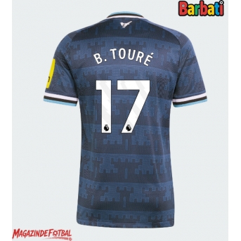 Newcastle United Bazoumana Toure #17 Tricou Fotbal Replică 2026-27 Barbati Deplasare